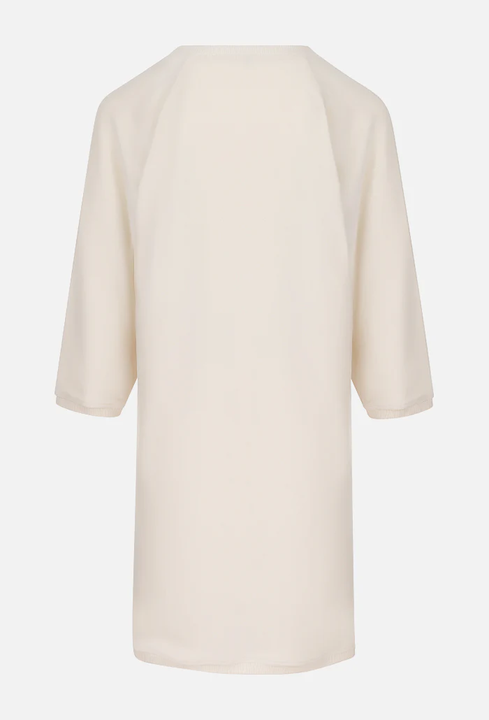 JUMPER DRESS | organic cotton velvet cream – Bild 5