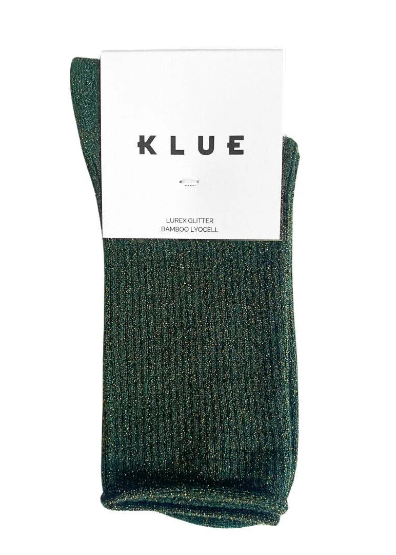 SPARKLING SOCKS | bamboo lyocell moss green