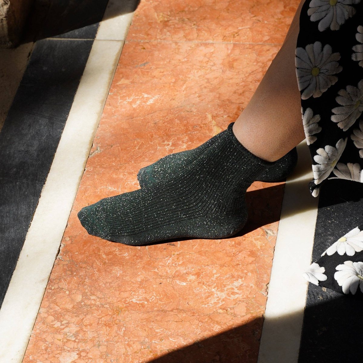 SPARKLING SOCKS | bamboo lyocell moss green – Bild 3
