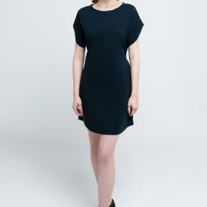 KIMONO DRESS | cotton navy