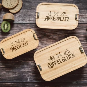 Brotdose Edelstahl - Pausenzeit
