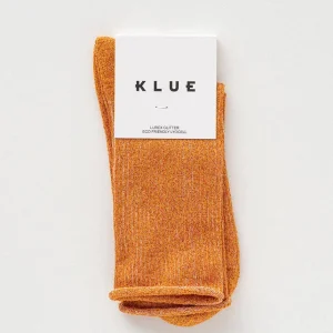 SPARKLING SOCKS | bamboo lyocell terracota orange