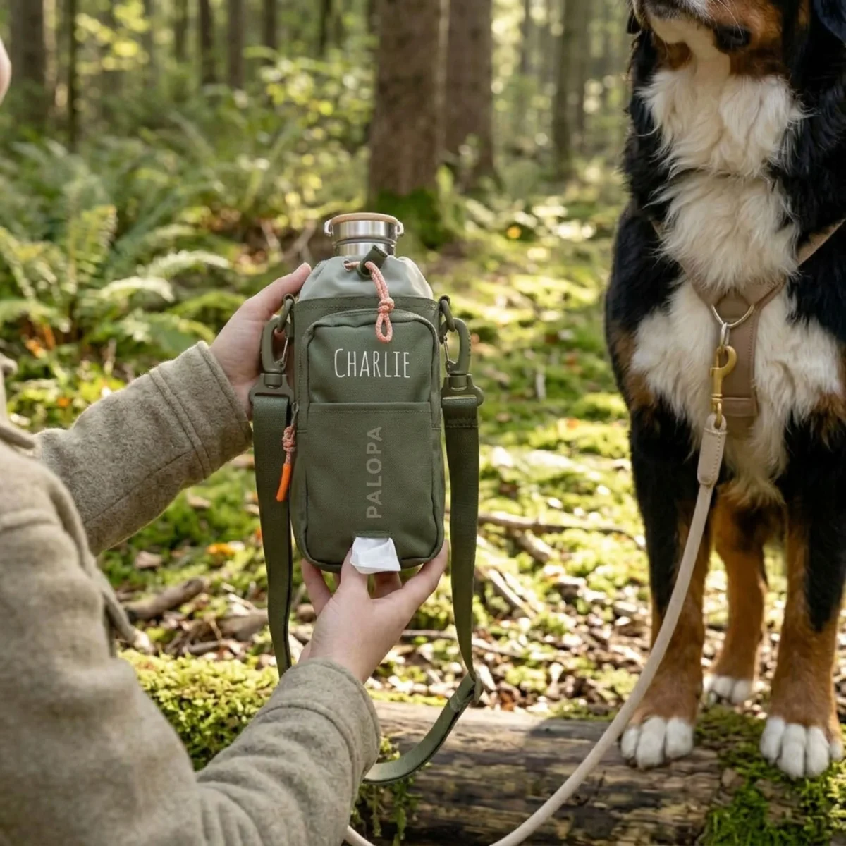 Palopa 2in1 Flaschen- und Leckerlitasche personalisiert – Bild 6