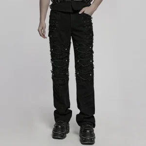 Zerrissene Punk-Hose für Herren